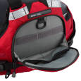 NRS Vector PFD, wide opening clam style pocket with gear organisers inside