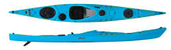 P&H Sea Kayaks Delphin II 155, ocean playing sea kayak with a progressive hull