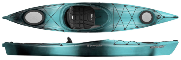 Perception Carolina 12 - Sea Spray. Stable 12ft touring kayak with generous cockpit for ease of entry