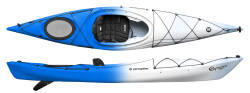 Blue/White blend (Seaspray) Perception Expression 11 kayak