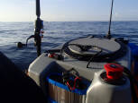 Bixpy Power Bank PP-77LW fitted to a Hobie Livewell at sea