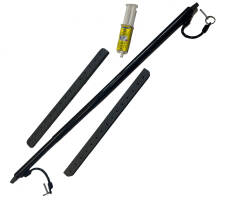 Swift Canoes Carbon foot bar kit, to retro fit into any Swift Canoe or Kayak, fully adjustable.