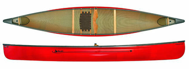 Swift Canoes Cirrus 14.6 lightweight canadian canoe