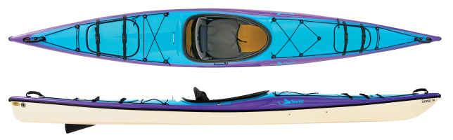Swift Saranac 14 LC Kevlar Fusion Indigo over Champagne