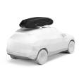 Thule Force 3 XXL Sport roof box with narrow width to allow for addition of Bikes or Kayak Carriers