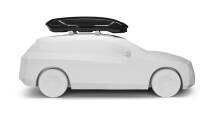 Side profile of a Thule Motion 3 XXL on a car