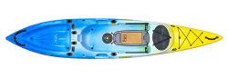 Viking Profish 400 in Blue White Yellow colour scheme