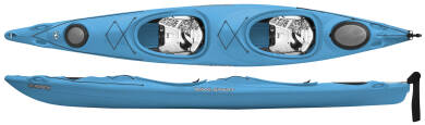 Popular Plastic Tandem Touring Kayak