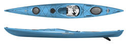 Wave Sport Hydra 145 Touring Kayak for longer trips, made in the UK